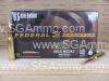 20 Round Box - 6.5 Creedmoor 140 Grain Federal Gold Medal Berger Hybrid Target Ammo - GM65CRDBH2